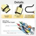 Moshou 8K HDMI Cable - 4K120Hz Gaming