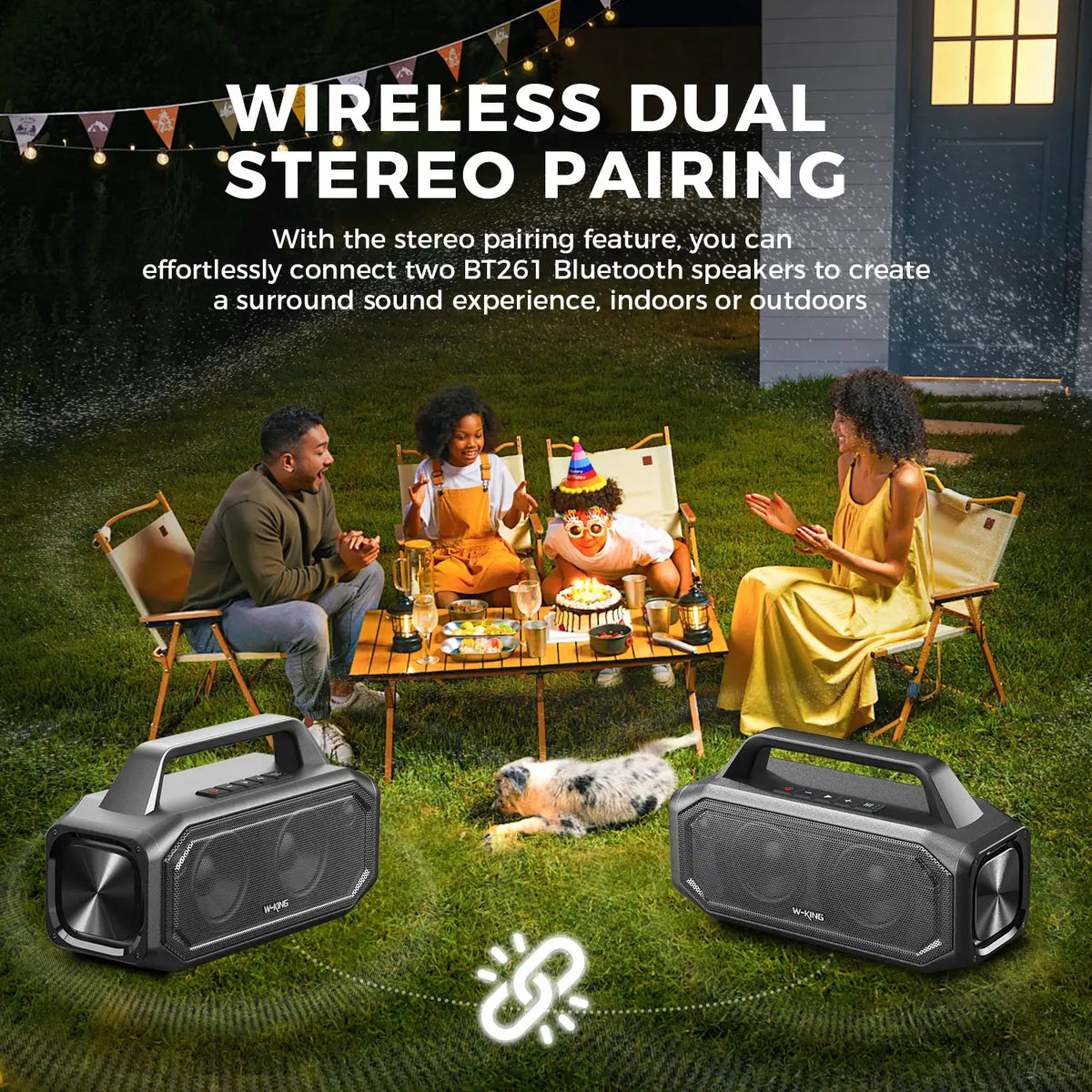 W-King Bluetooth Speaker Style AOOLH — product image 2