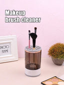 Makeup Brush Cleaner Is An Automatic Rotating Brush Cleaner