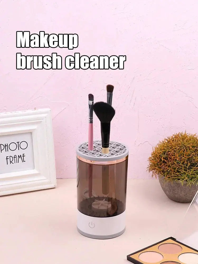 Automatic Rotating Makeup Brush Cleaner For Easy Cleaning - OurLum.com