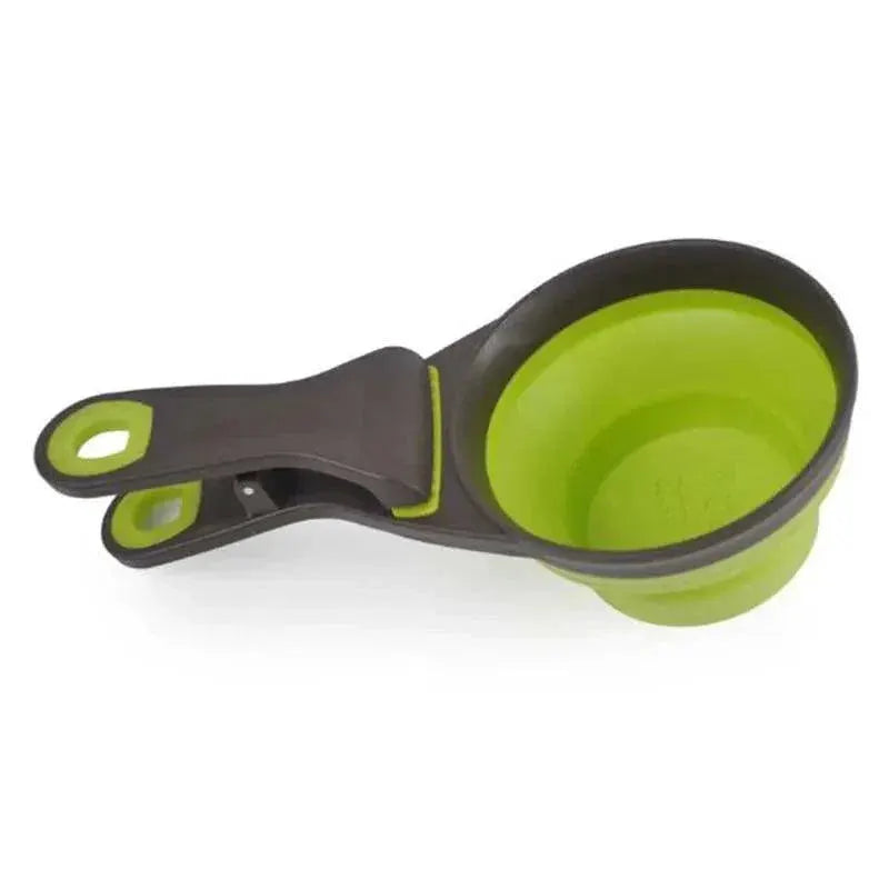 Folding Pet Bowl With Food Spoon And Bag Set For Travel