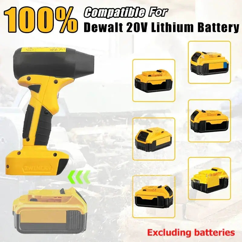 Turbojet 130000RPM Handheld Fan For Milwaukee Makita DeWalt