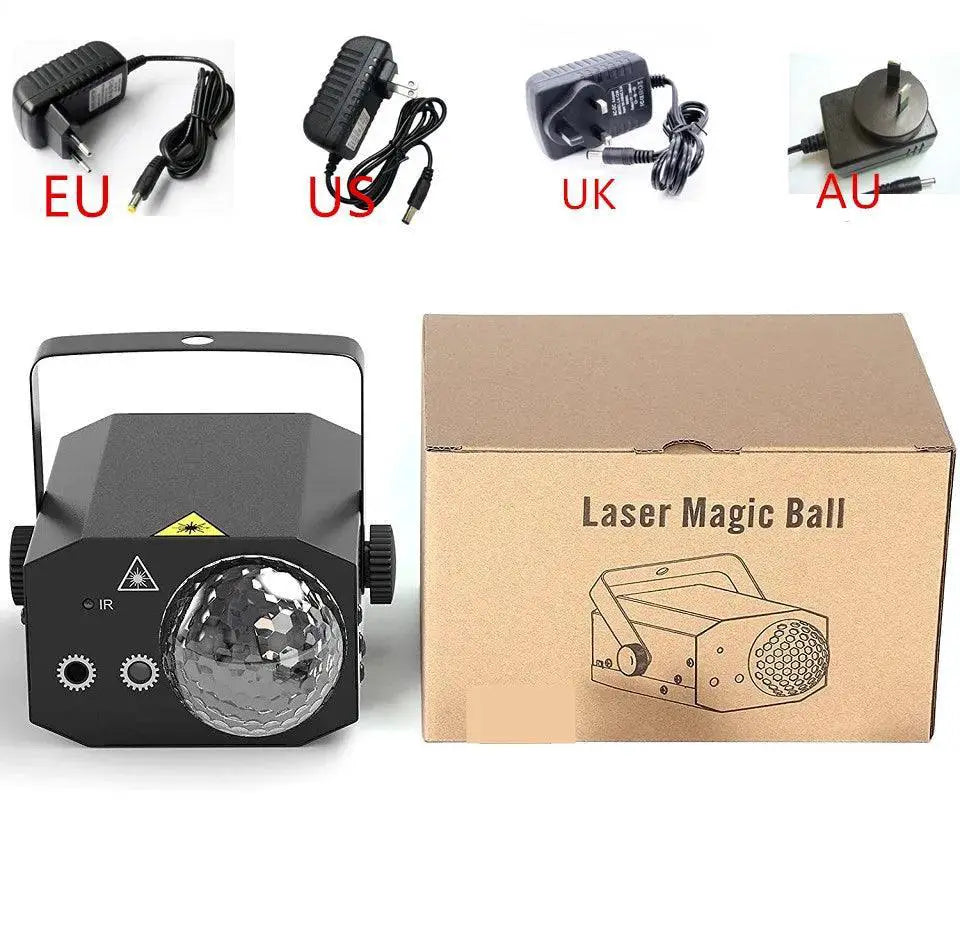 Vibrant Sound Activated DJ Disco Ball Light For Events