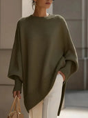 Thick Drop Shoulder Crewneck Sweater