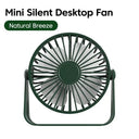 Rechargeable Desk Fan - Whisper Quiet USB Power