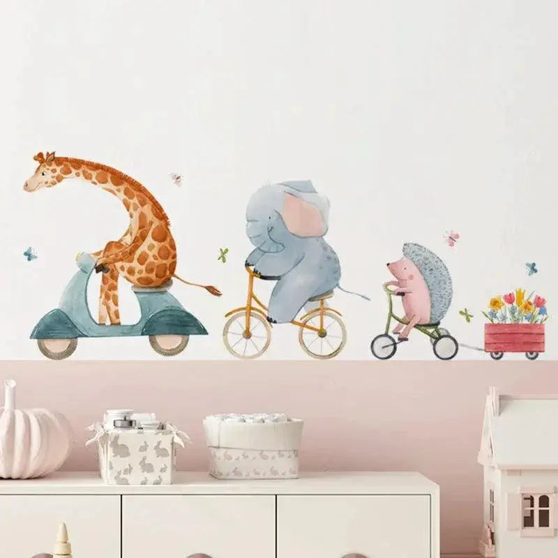 Removable Nordic Animal Decals for Kids — T