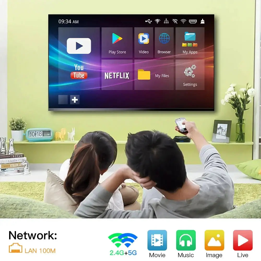 Hongtop Android 10 Smart TV Box 6K Media Player Set Top Box