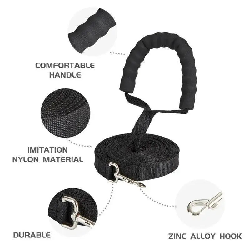 Long Dog Leash With Comfortable Handle For All Sizes