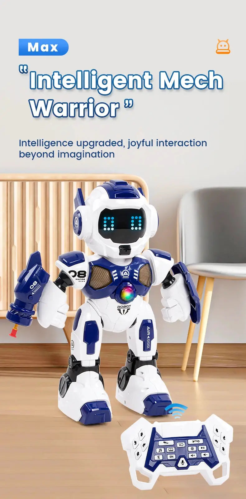 JJRC R35 RC Robot for Beginners Educational Coding Toy with Remote Control