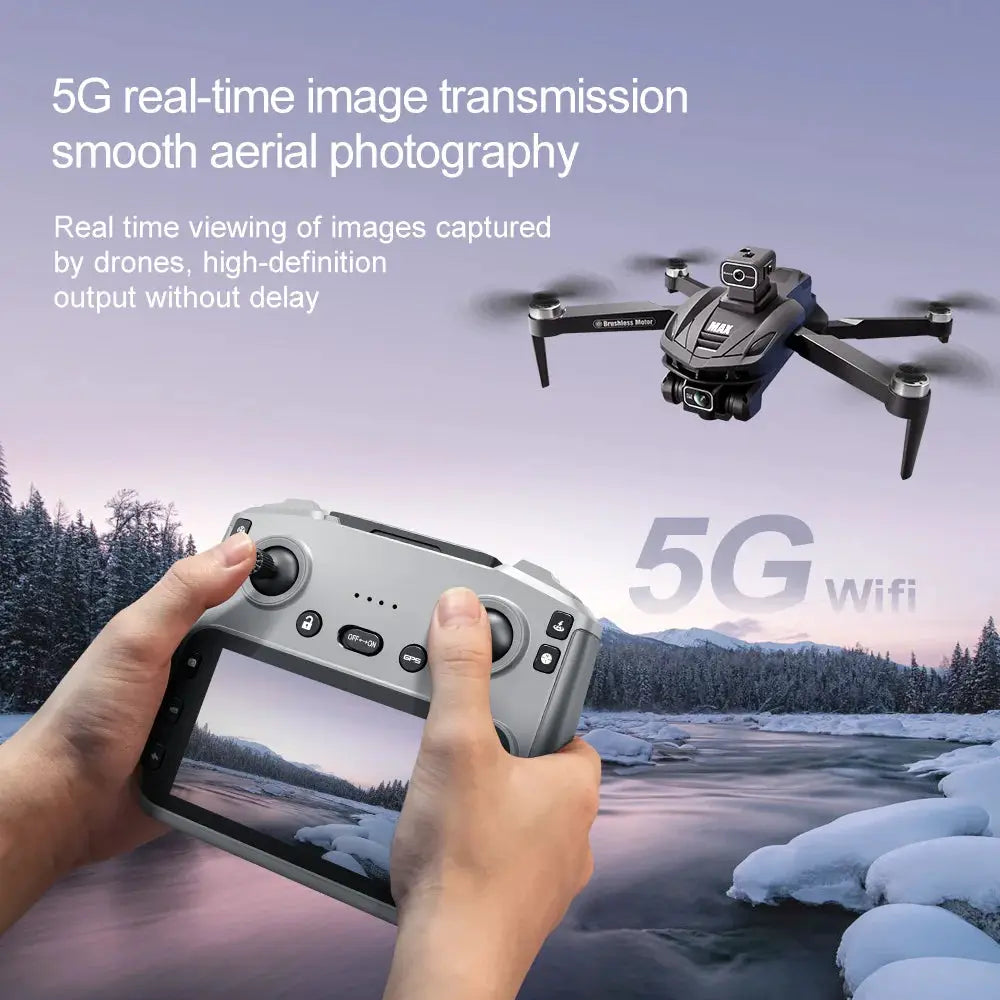 V168 Max GPS Drone - 4K Camera With Built In 4.5-Inch FPV Display Foldable Ready