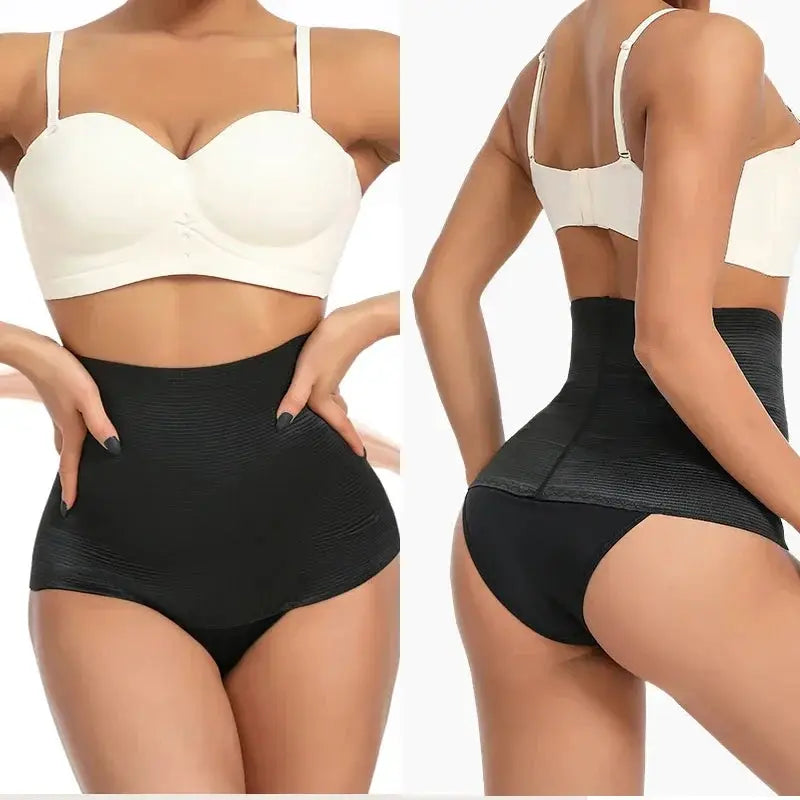 High Waist Seamless Shapewear Panties With Tummy Control