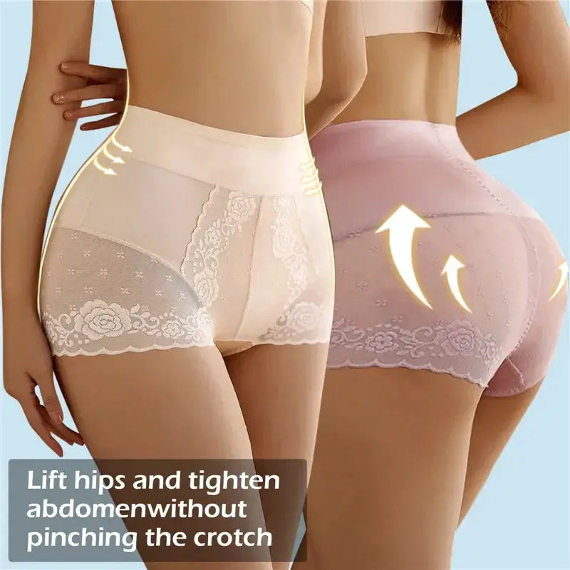 Women High Waist Lace Shaping Seamless Panties For Women