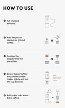 IKAPE Portable Electric Espresso Maker for Coffee