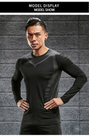 Quick Drying Tight Fitting Suit For Men's Sports Top