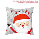 Cozy Merry Christmas Cushion Cover for Holiday Decor Gifts