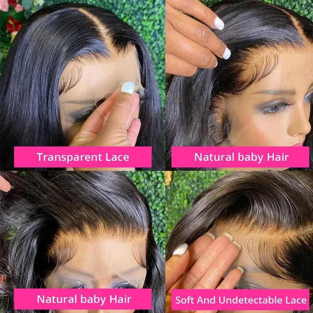 30 Inch Pre Plucked 360 Lace Frontal Wig Brazilian Hair