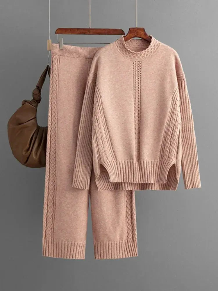Warm Knitwear Set for Women Office Wear — product view 12