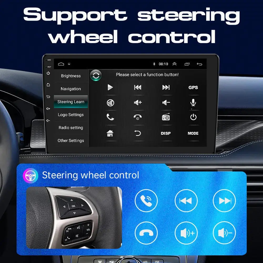 2din Android 15 Car Radio Carplay Multimedia Video Player Universal 7/9/10 inch GPS Navigation DSP WiFi 8core Car AutoRadio 4G