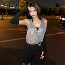 NIBBER Colorblock Hooded Sweatshirt