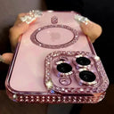 Clear Glitter Case - Magnetic And Anti Fingerprint
