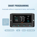 VEVOR Shutter Exhaust Fan 12 Inch with Humidity Controller