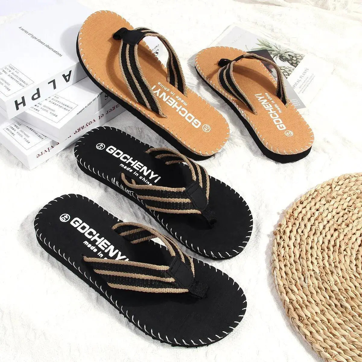 Beach Flip Flop Sandals Versatile Antislip Essential