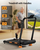 UMAY 2 In 1 Foldable Treadmill 15 Percent Incline Silent Motor