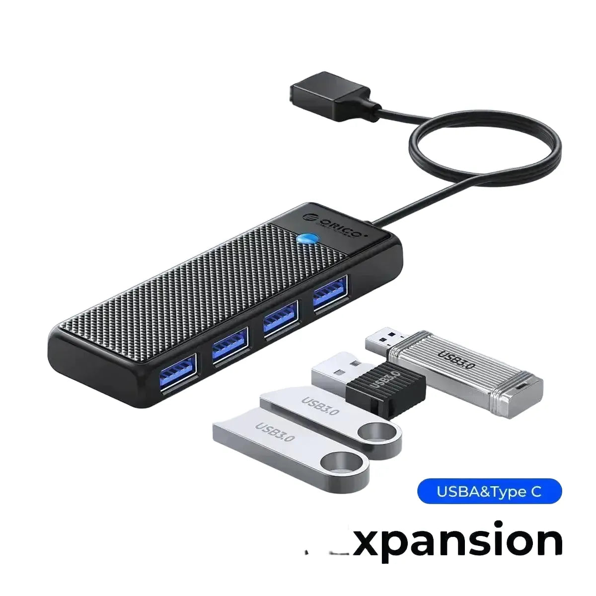 Fast USB-C Hub for Laptops, Ports — product view 1
