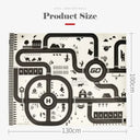 Kids Road Map Carpet - Parking Lot Traffic Playmat