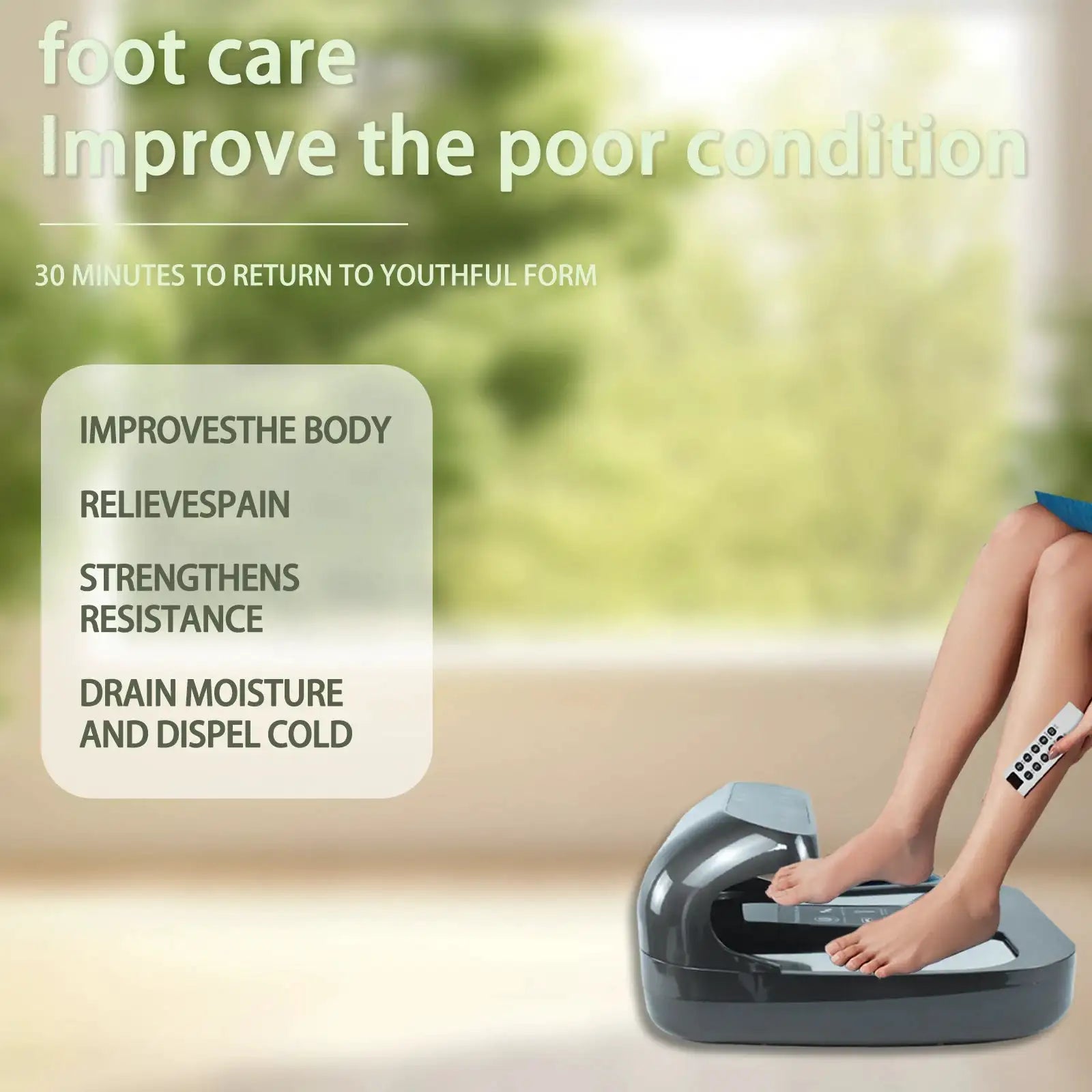 Terahertz Bioenergy Electromagnetic Device Terahertz Foot Massager Eases Pain and Promotes Circulation Tera Waves