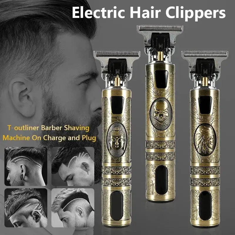 LCD Hair Clippers T9 Deluxe Hair Cutting Machine Pro
