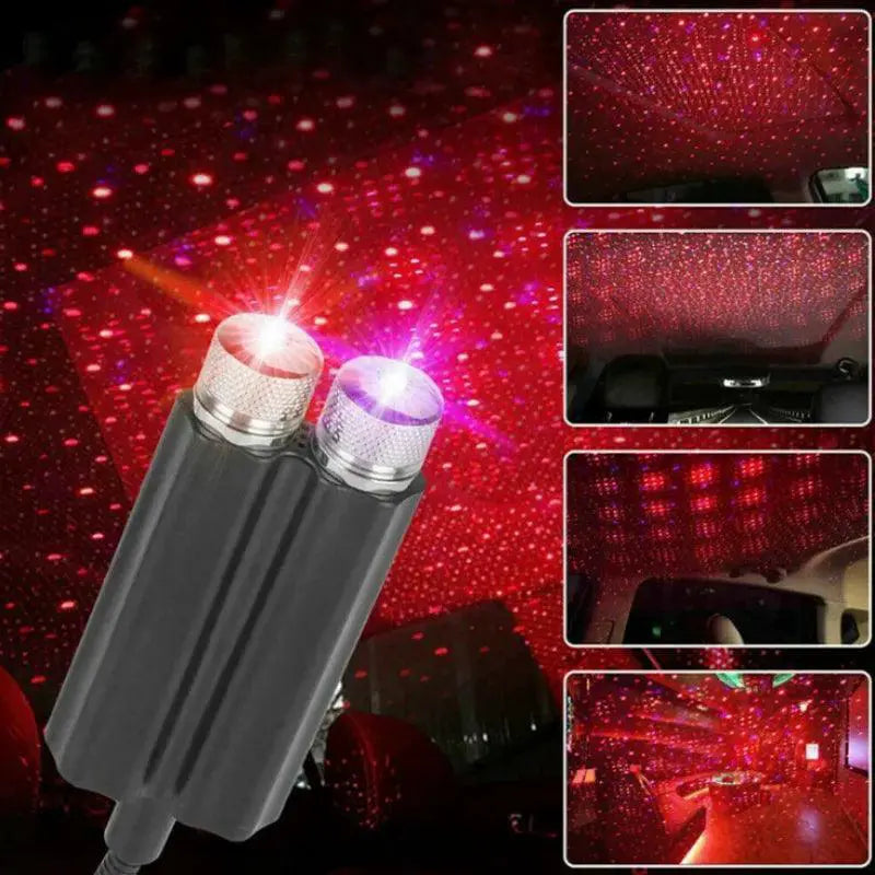 Car Roof Star Light USB LED Interior Night Decor Projector