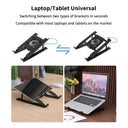 Foldable Laptop Cooling Base - 1 Fan Stand