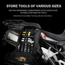 Portable Motorcycle Tool Roll Bag Storage