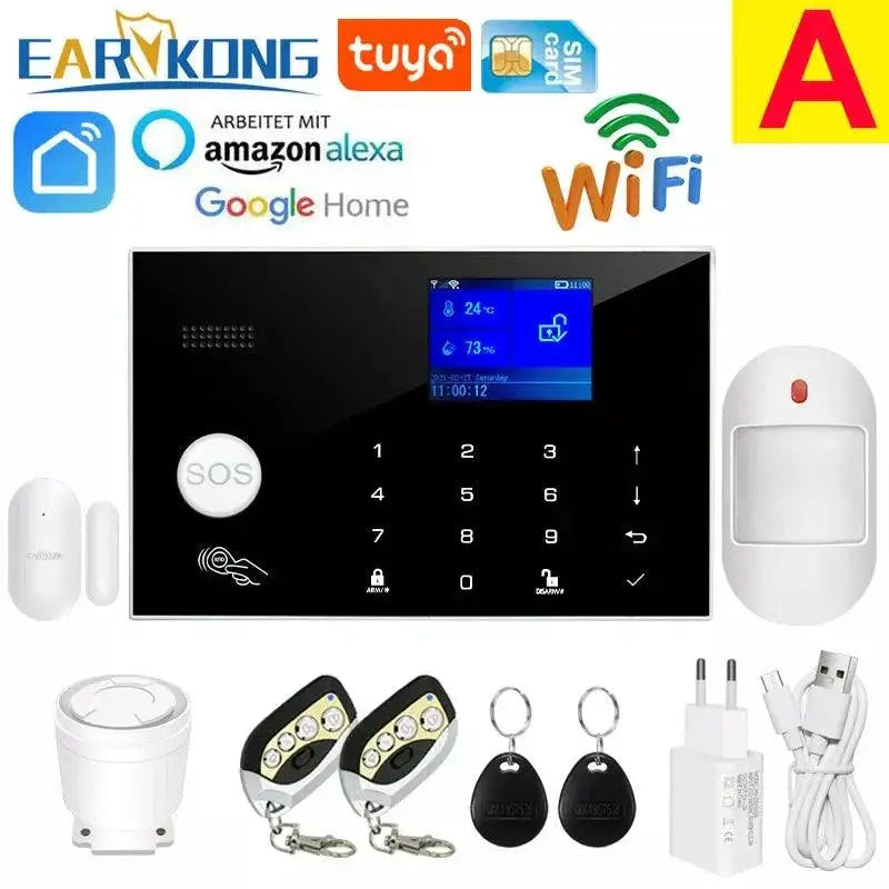 Home Security System Enhanced Protection RFID Alexa App