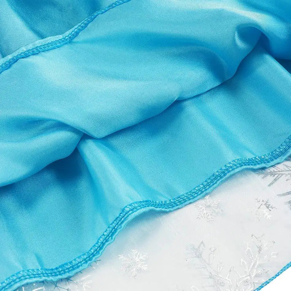 Snow Queen Elsa Princess Dress Enchanting Frozen Costume