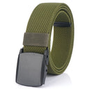 VATLTY Metal Free Men's Elastic Belt Quick Release Nylon Buckle