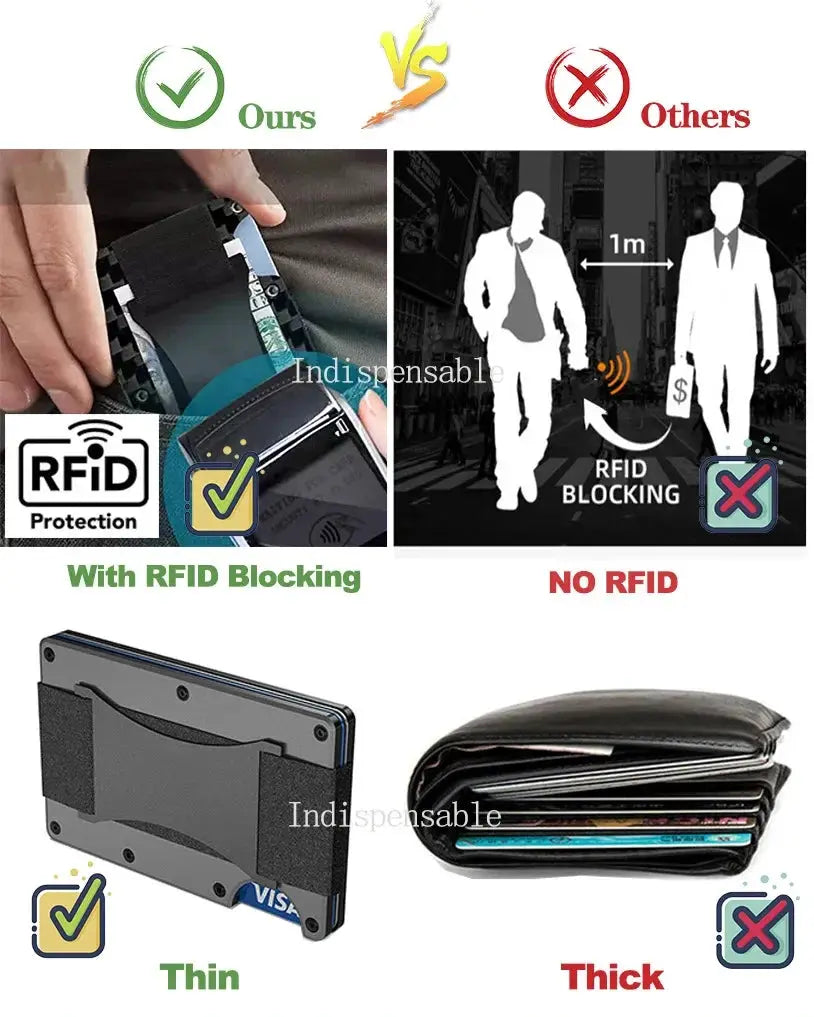Card Wallet for Men with RFID Blocking — product view 10