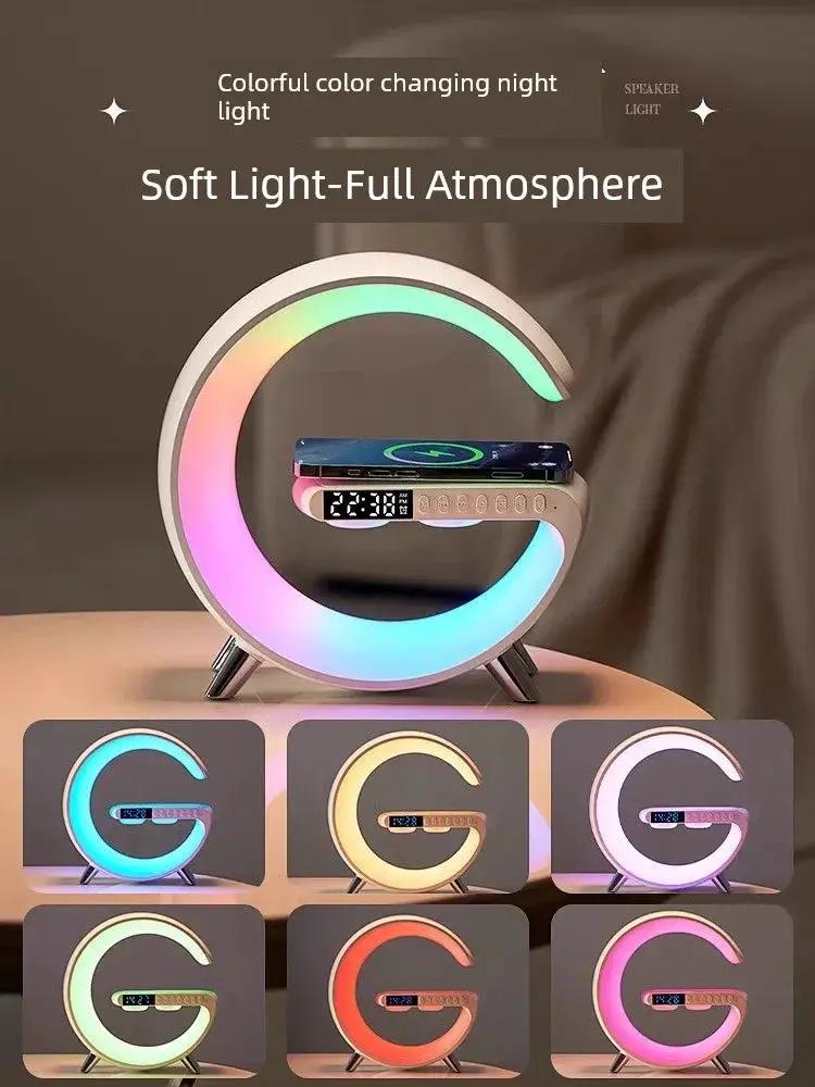Bluetooth Audio Night Lamp With Wireless Charger For Bedroom - OurLum.com