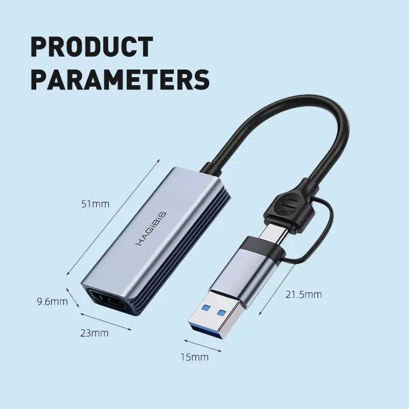 USB HDMI Video Capture Card For Recording And Streaming