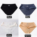 Silk Comfort Briefs Set: Luxurious Seamless Panties Women