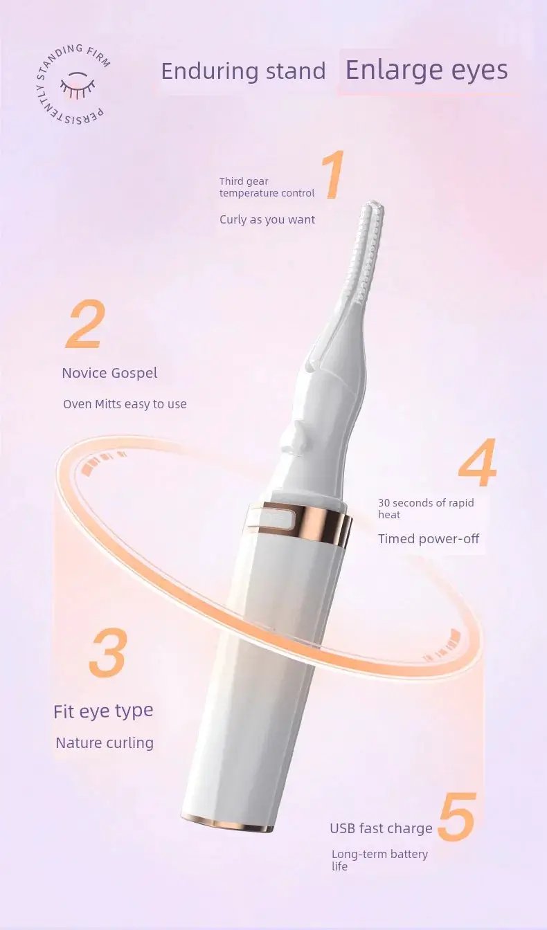 OVL Electric Eyelash Curler For All Day Lash Curling