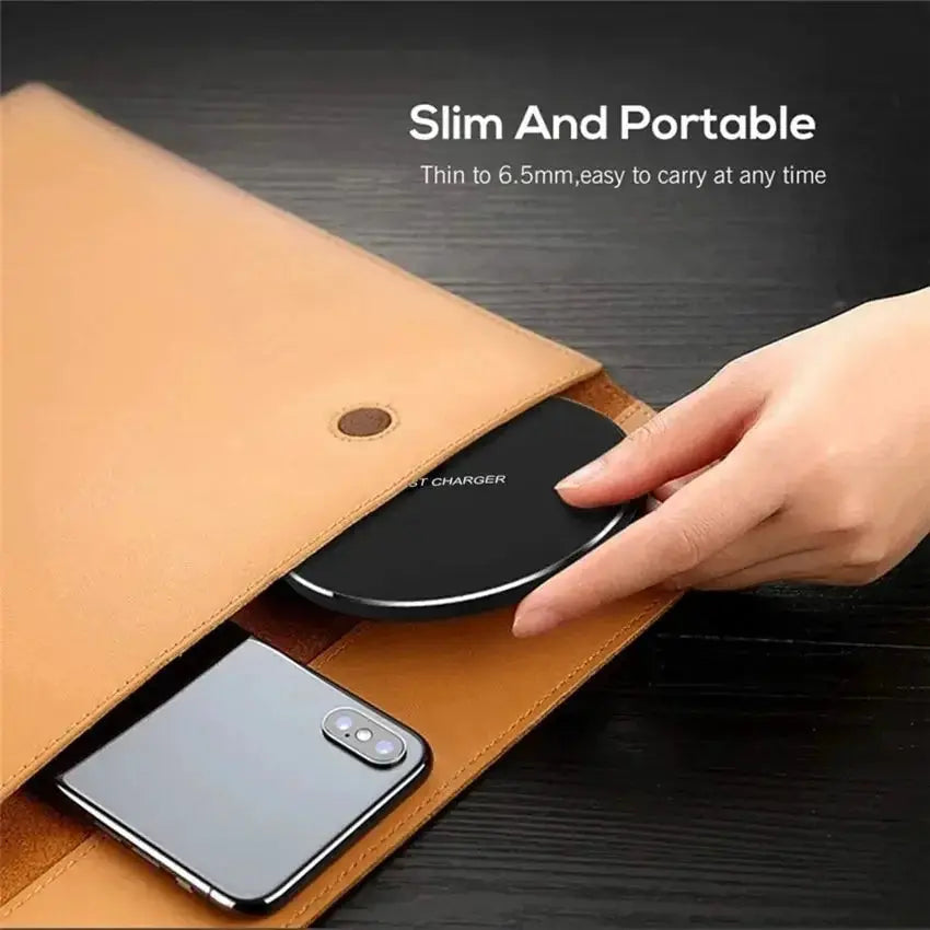 30W Wireless Charger Pad Stand For iPhone Samsung Xiaomi