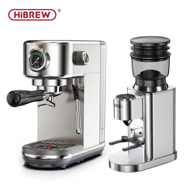 HiBREW Semi Automatic Espresso Coffee Machine Temperature Adjustable — product view 8