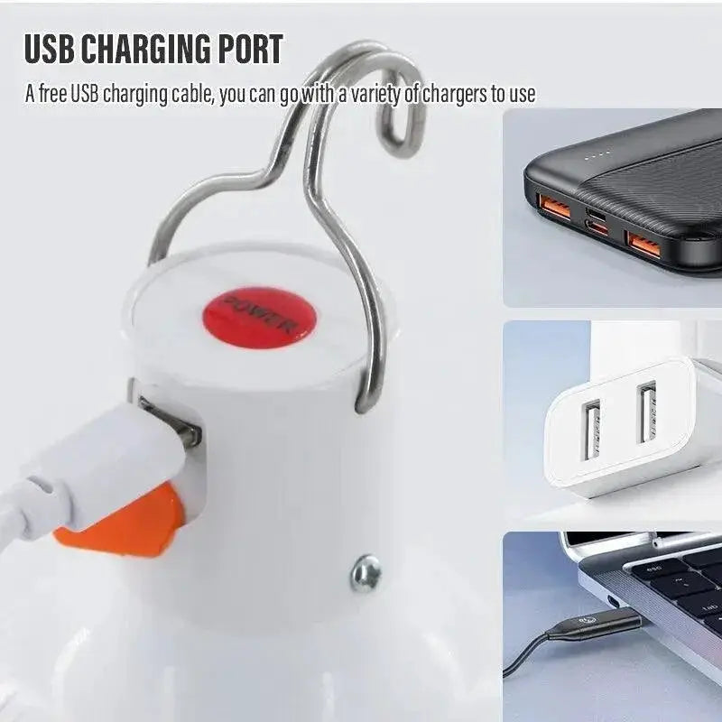 USB Rechargeable LED Lantern For Outdoor Adventures Camping