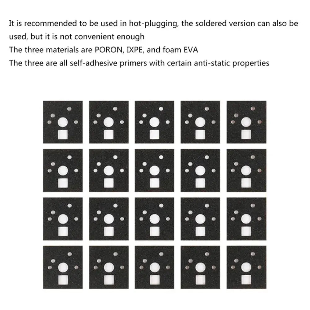 Enhanced Typing Keyboard Switch Noise Dampener Kit