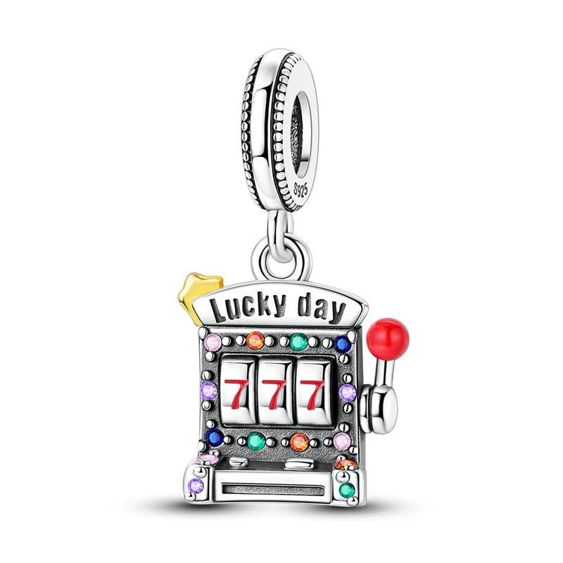 Silver Sterling Charm Beads Pendant