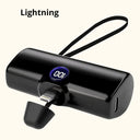 Mini Power Bank - 5000mAh Fast Charge With Led