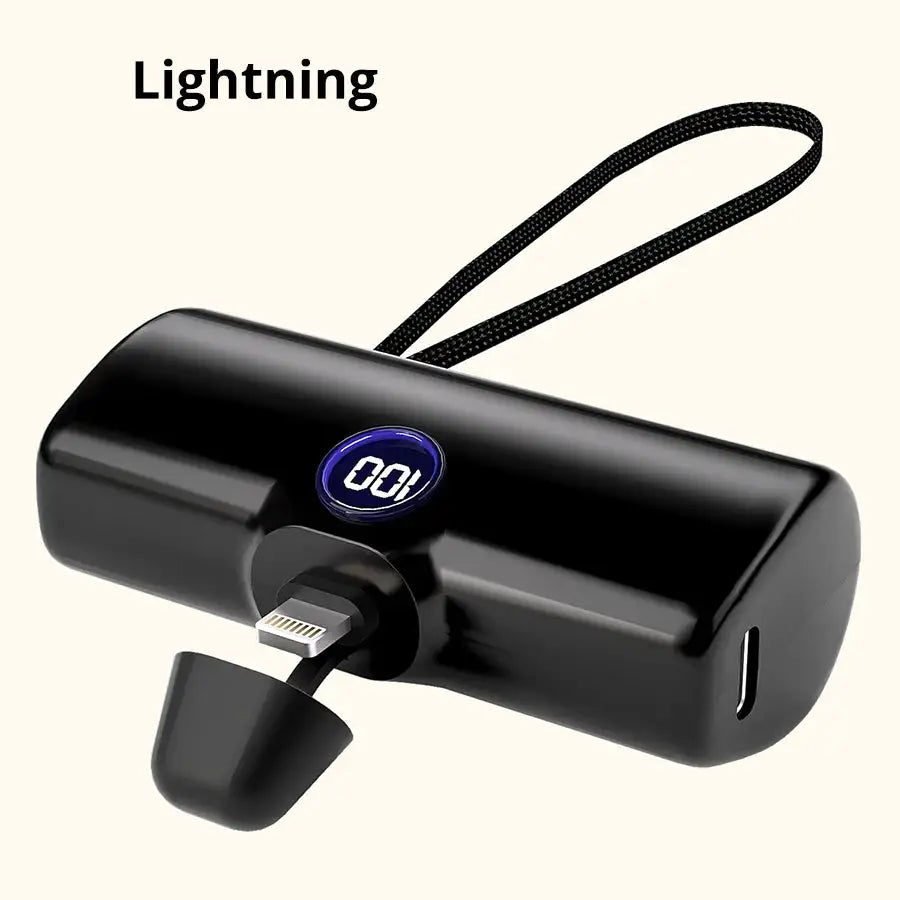Mini Power Bank - Fast Charge With Led -  product image