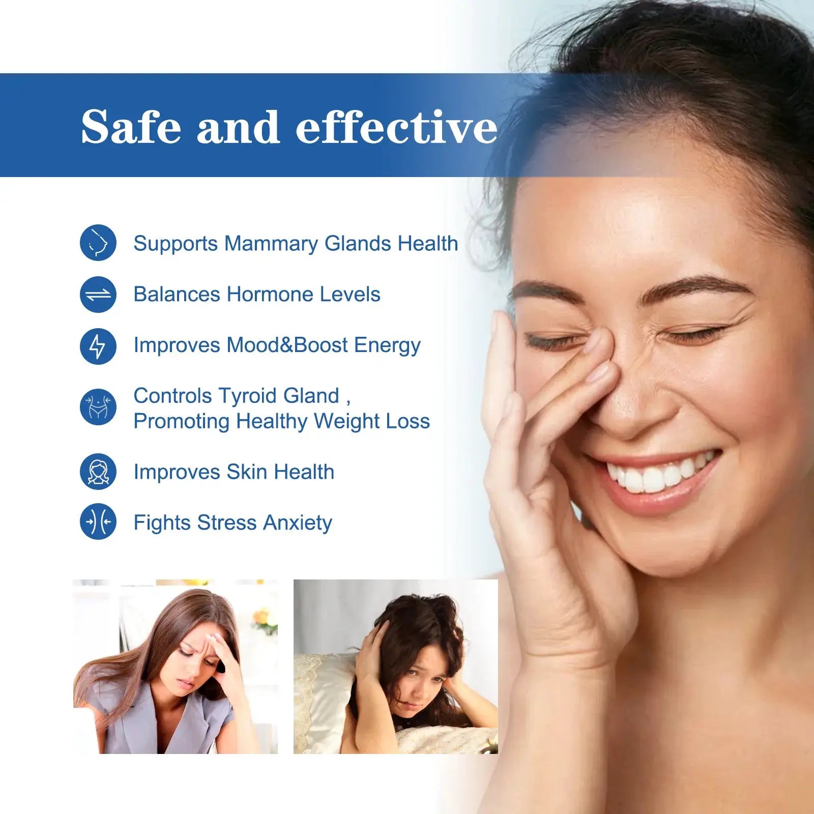 EELHOE Progesterone Cream for Menopause Middle-Aged Elderly Woman Progesterones Women Hormonal Balance Menopause Estrogen Cream